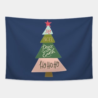 Joyful Christmas Tree Tapestry