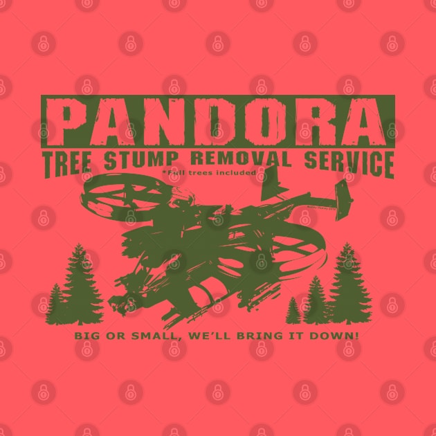 Pandora Tree stump removal service by Illustratorator
