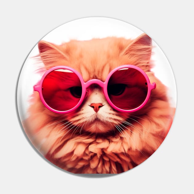 Cat cool Pin by C-Digitalart