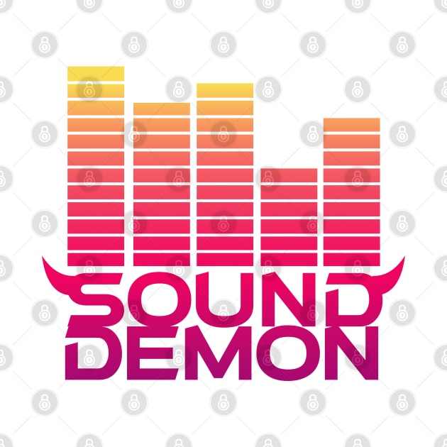 Sound Demon Sunset Pink by MattOArtDesign