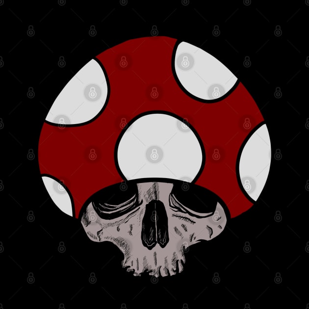 Skull Mushroom by DeathAnarchy