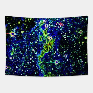 Black Panther Art - Glowing Edges 603 Tapestry