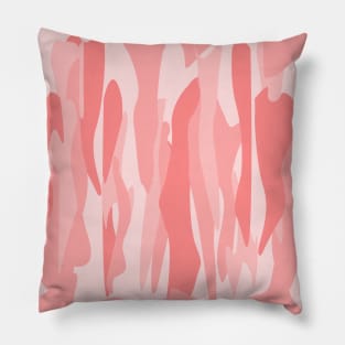 Pink Tone Abstract Camouflage Pillow