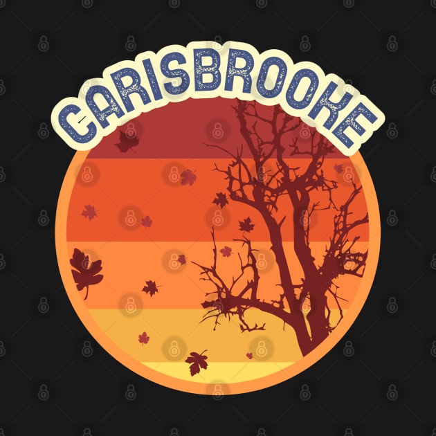 Carisbrooke Leaves Falling Autumn and Fall Amber Autumn, Best gift for September October and November, leaf falling by AbsurdStore