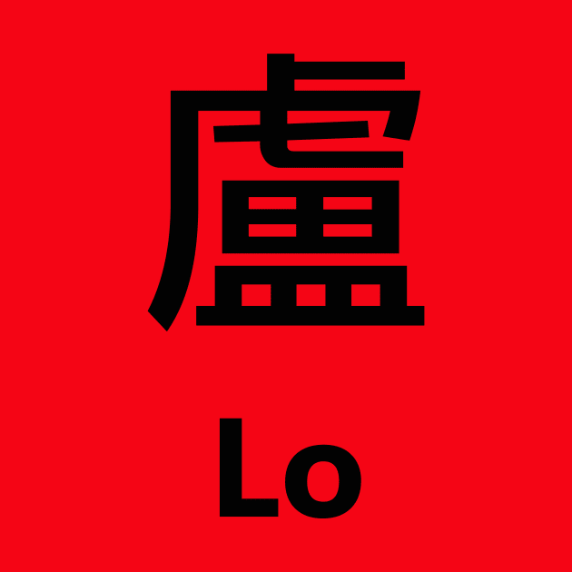 Chinese Surname Lo 盧 by MMDiscover