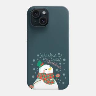 Christmas winter wonderland Phone Case