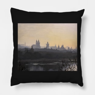 Fog in Prague Pillow