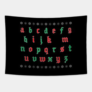 Funny Christmas "No L" Tapestry