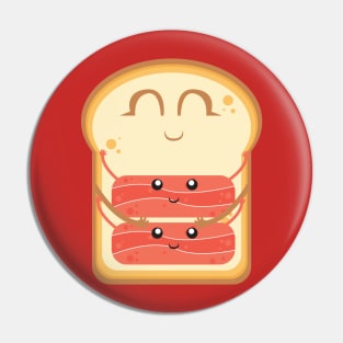 Breakfast Bacon Toast Pin