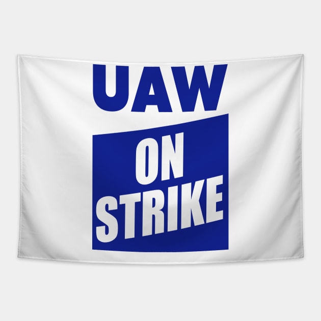 UAW On Strike Tapestry by RadRetro