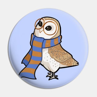 Smart Barn Owl Pin