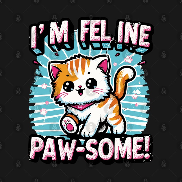 I'm Feline Pawsome by Cutetopia