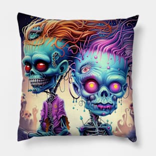 Magenta and Ember, The Mystical Duo Pillow