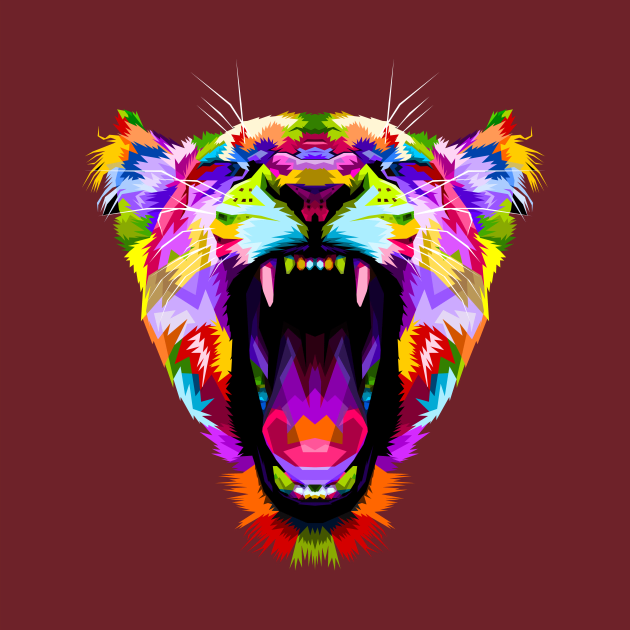 Angry Lion by King Tiger