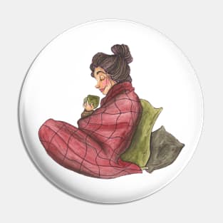 Snuggled Up Pin