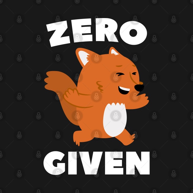 Zero Fox Given by VectorPlanet