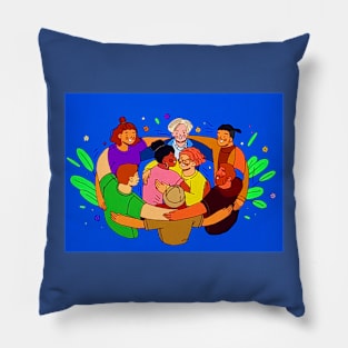 Unity in Diversity Pillow