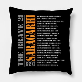 Battle of Saragarhi Pillow