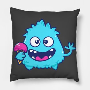 BLUE MONSTER Pillow