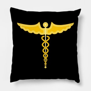 Caduceus Staff of Hermes Pillow