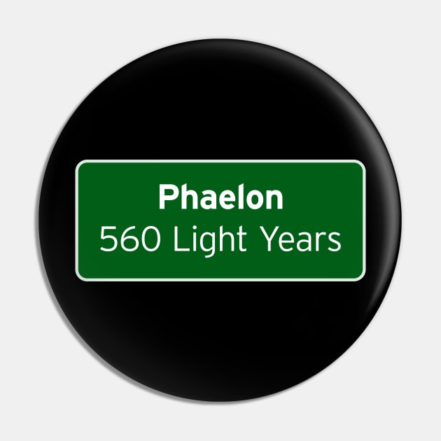 Phaelon 560 Light Years - Flight of the Navigator Pin by The90sMall