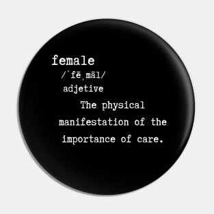 Female - definition Pin
