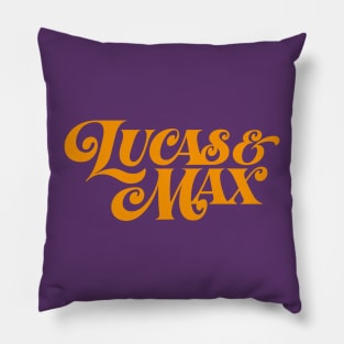 Lucas & Max (color) Pillow