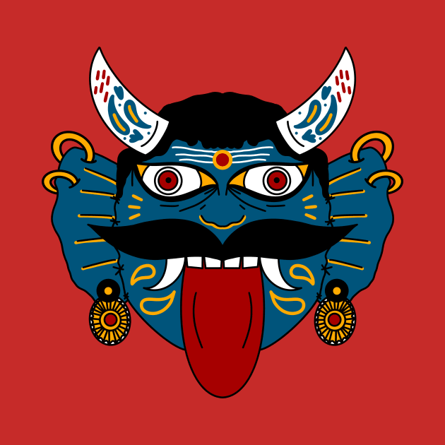 Drishti Bommai Nazar Battu Mahakala Mask by panco