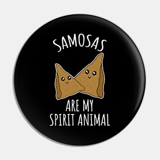 Samosas Are My Spirit Animal Pin