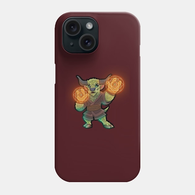 Throwing up the Horns Phone Case by Dreamfalling Studios