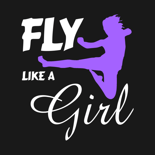 Fly Like a Girl... Ninja Style by ninjatees