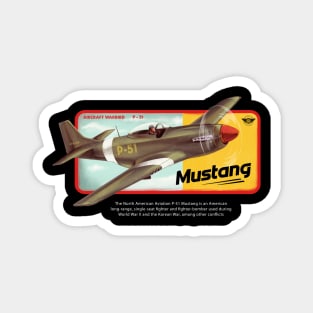 Airplane Mustang P-51 Magnet