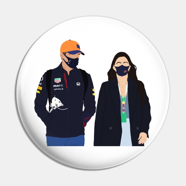 Max Verstappen and his girlfriend Kelly Piquet Pin by royaldutchness