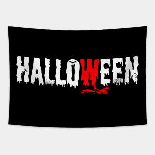 Halloween Typography Tapestry