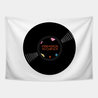 Vinyl Record - Permission to dance Tapestry