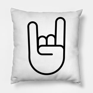 Rock On Sign Pillow