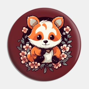 Cute Kawaii Redpanda | Chibi Red Panda Pin