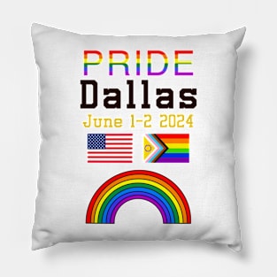 Pride Dallas USA 2024 Pillow