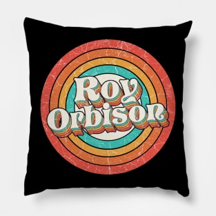 Roy Proud Name - Vintage Grunge Style Pillow