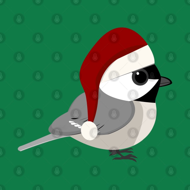 Christmas Chickadee by Hedgie Designs