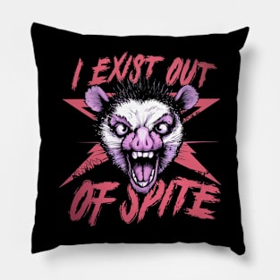 I Exist Out of Spite Possum T Shirt, Possum Pillow