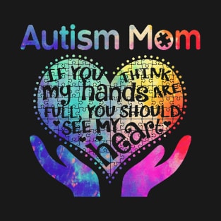 Autism Mom Mothers Day Gifts T-Shirt