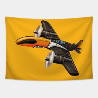 Toucan fighter plane Tapestry