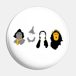 Wizard of Oz Team Silhouettes Pin