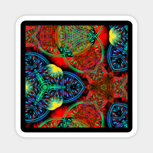 Abstract pattern Magnet