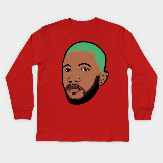 Frank Ocean Head Green Hair Frank Ocean Kids Long Sleeve T Shirt Teepublic For most of the crowd, it was the first time they were seeing him. teepublic