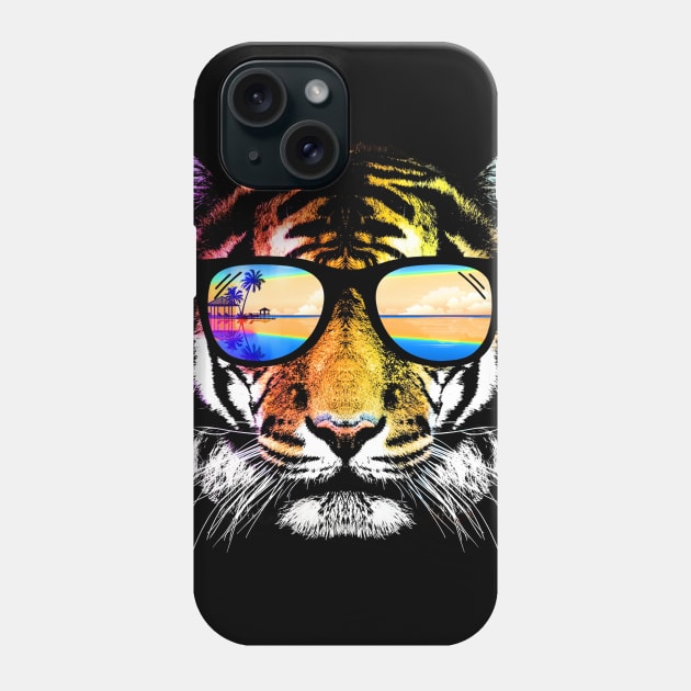 Summer Tiger Phone Case by clingcling