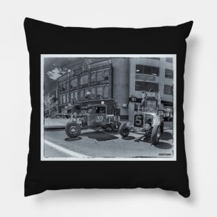 1931 Ford Model A pickup & 1929 Ford Model A roadster hot rods Pillow