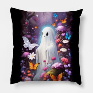 Flower ghost Pillow