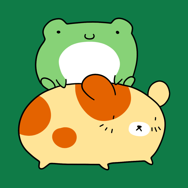 Little Frog and Hamster by saradaboru